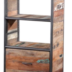 reclaimed wood storage cabinet