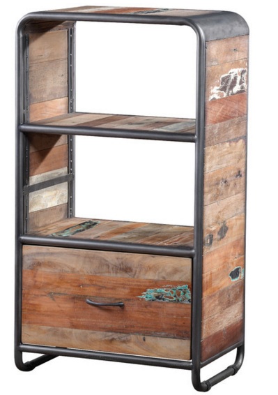 reclaimed wood storage cabinet