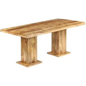 wooden dining table