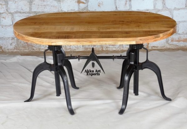 adjustable height dining table
