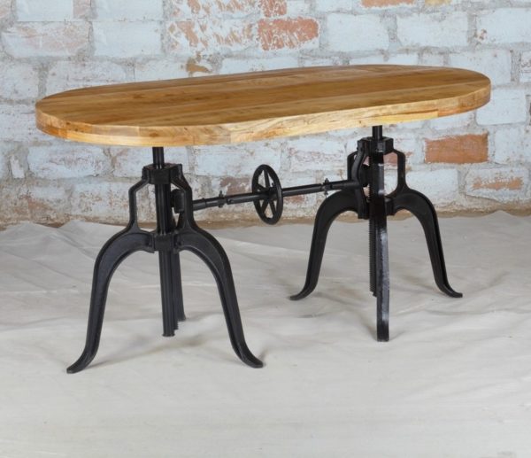 adjustable height dining table