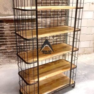 industrial bookcase