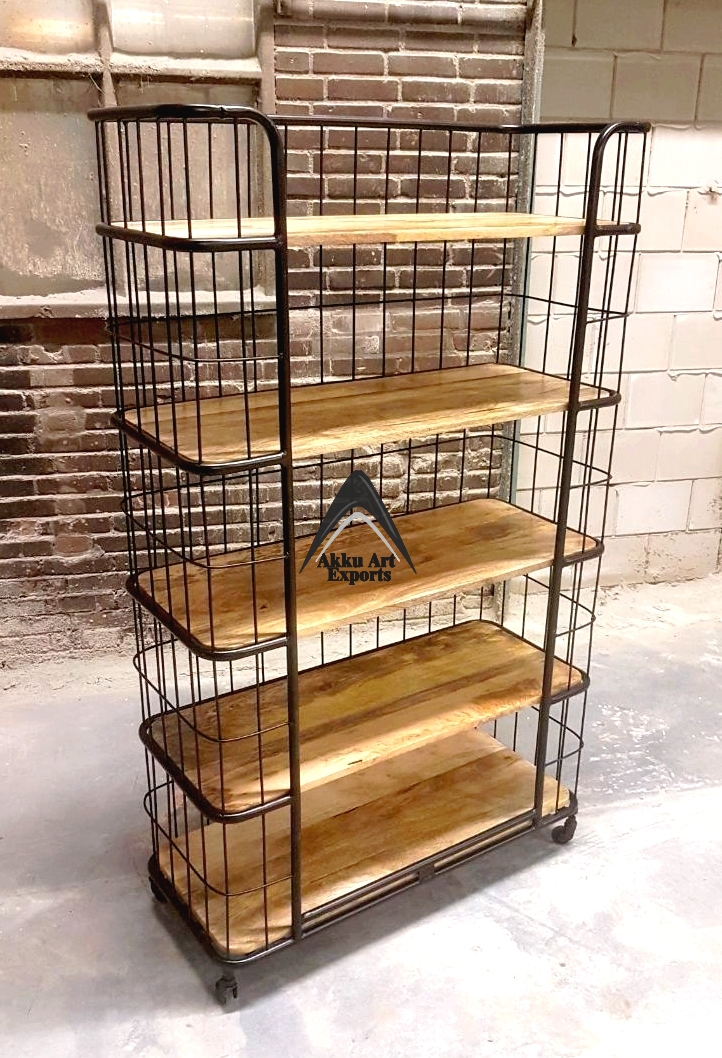 Industrial shelves on wheels deals