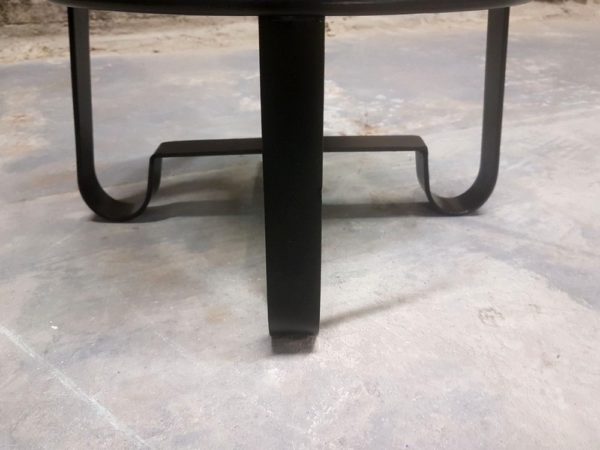 iron leather bar stool