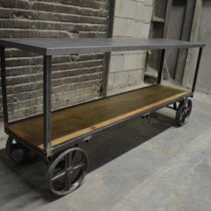 industrial style console table