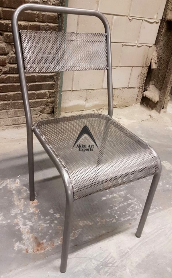 iron school chair