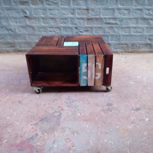 wooden coffee table